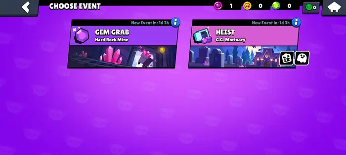 choose event